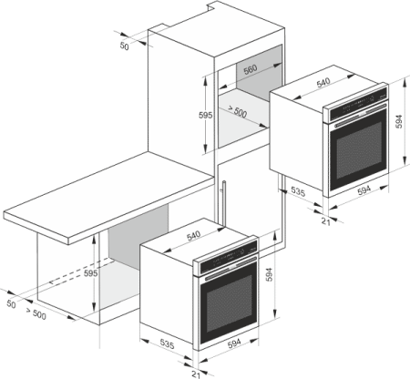 Встраиваемый электрический духовой шкаф Kaiser EH 6324 Sp