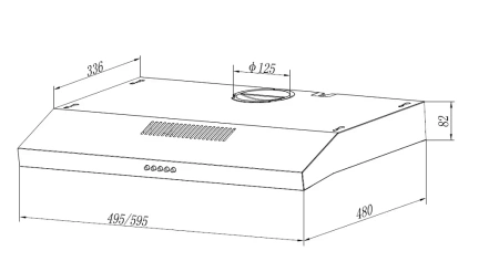 Вытяжка ELIKOR ECO ONE 60 BK