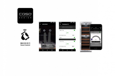 Винный шкаф CASO WineComfort 1800 Smart