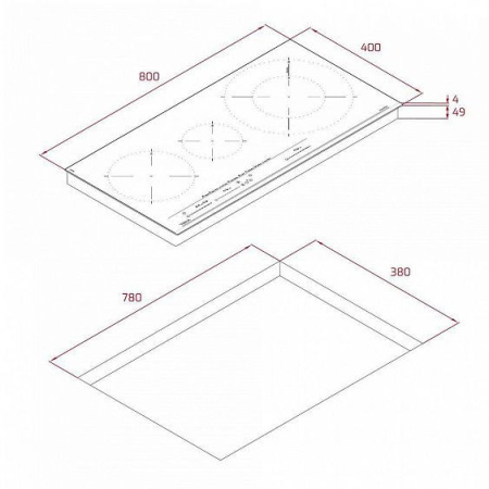 Варочная поверхность TEKA IZC 83620 MST BLACK