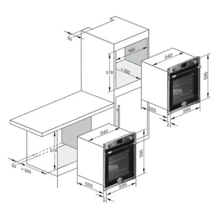 Духовой шкаф KAISER EH 6306 N RS