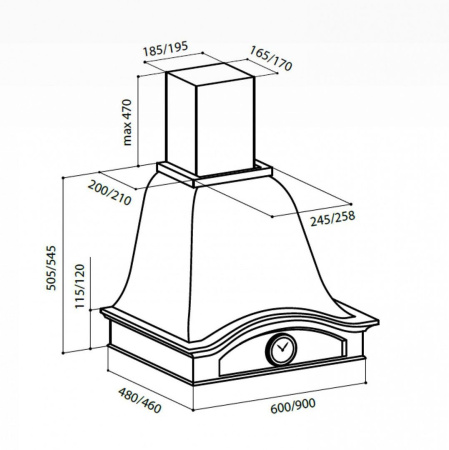 Вытяжка Gorenje GHV 92 X