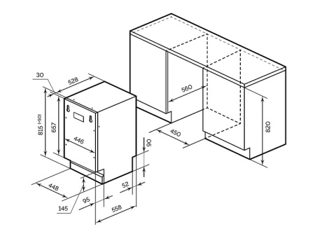 Посудомоечная машина LEX PM 4563 A