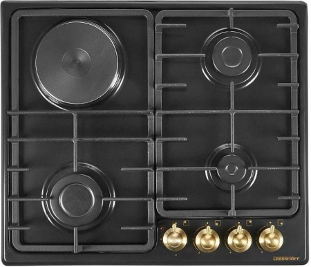 Варочная поверхность LEBENHOFF ОМ6031 Retro Black