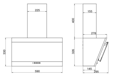 Вытяжка ELIKOR Титан 60П-430-К3Д белый SM/белый SM