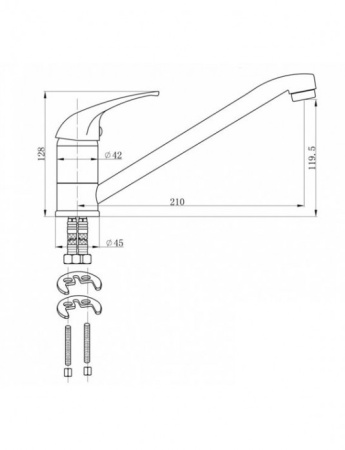 Вытяжка ELICA SUPER PLAT BL/F/80