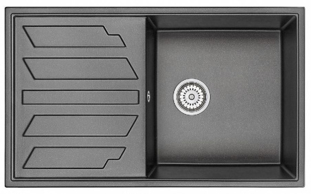 Кухонная мойка GRANULA GR-8601 черный