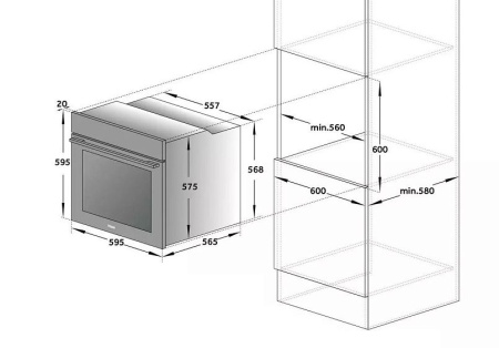 Духовой шкаф HAIER HOQ-K4AAN3WB