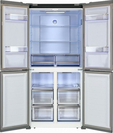 Холодильник HIBERG RFQ-490DX NFGB inverter
