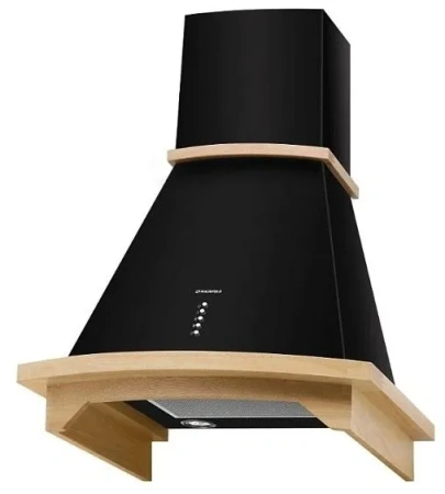Вытяжка MAUNFELD gretta 60 b (black+неокрашенное дерево)