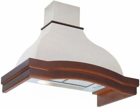 Вытяжка FALMEC IRIS/ORCHIDEA WHITE WALNUT 90 (пристенная,белый корпус+орех)