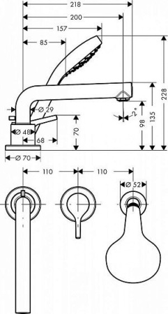 Смеситель HANSGROHE Talis S 72417000 хром