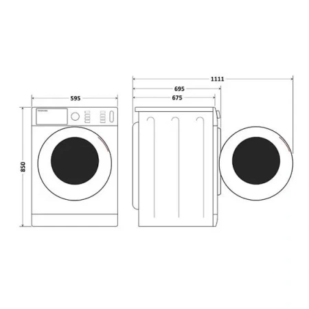 Сушильная машина TOSHIBA TD-BK100GHRU (WS)