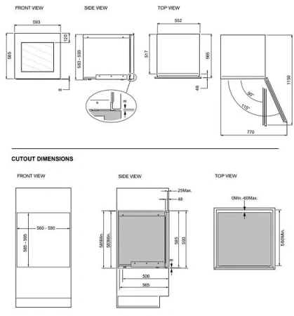 Винный шкаф BERTAZZONI RWC60B4DNRP