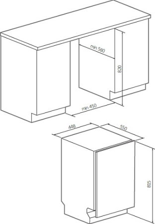 Посудомоечная машина GRAUDE VG 45.1