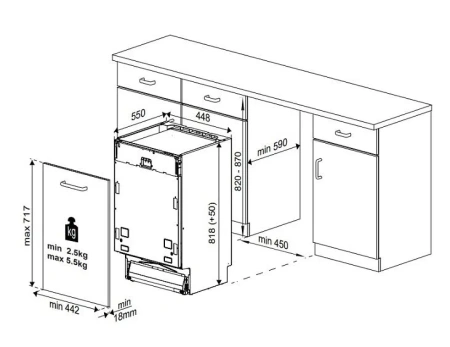 Посудомоечная машина BEKO DIS26012