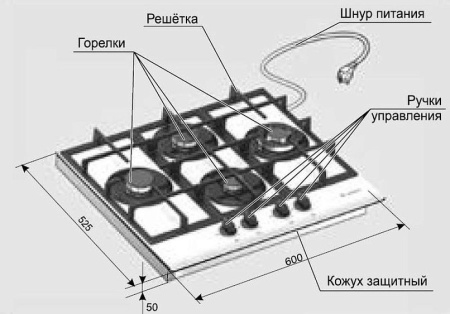 Газовая поверхность GEFEST 2231 K12
