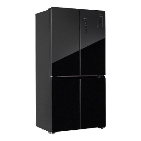 Холодильник TESLER RCD-482I BLACK GLASS
