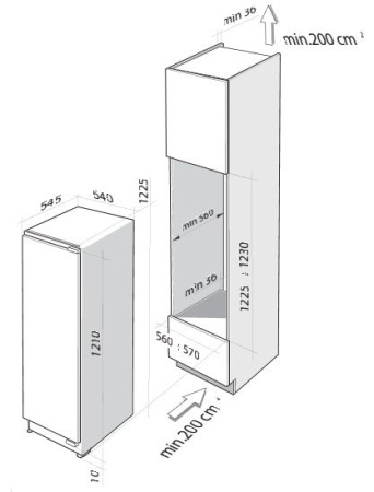 Холодильник DE DIETRICH DRS1124J