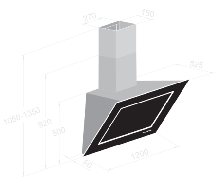 Вытяжка BELTRATTO cpc 120v