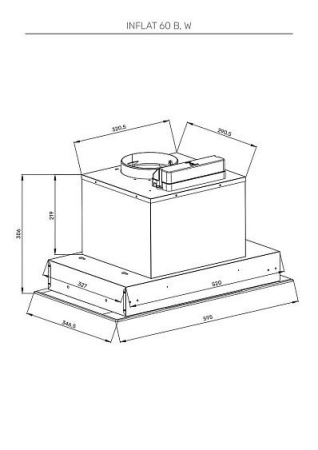 Вытяжка KUPPERSBERG INFLAT 60 B