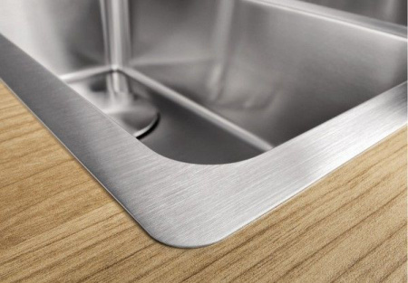 Кухонная мойка Blanco ANDANO 400/400-IF нерж.сталь зеркальная полировка с отв. арм. InFino (арт.5229