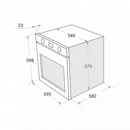 Электрический духовой шкаф MAUNFELD MEOC.674I(D)