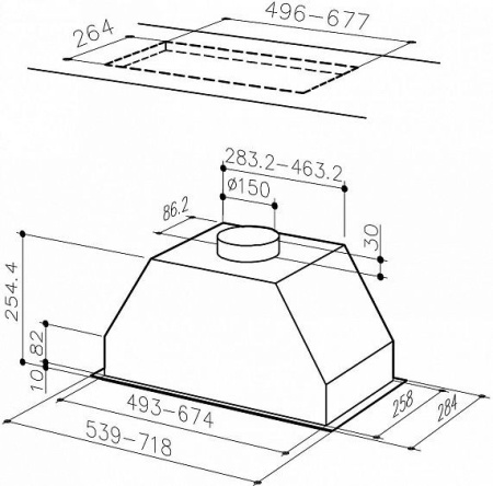 Вытяжка BEST  pasc 780 fpx 07e07019а
