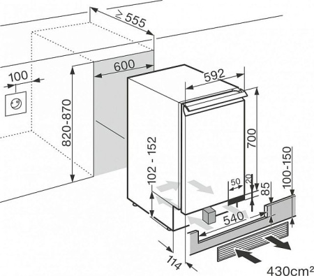 Винный шкаф MIELE KWT6321UG