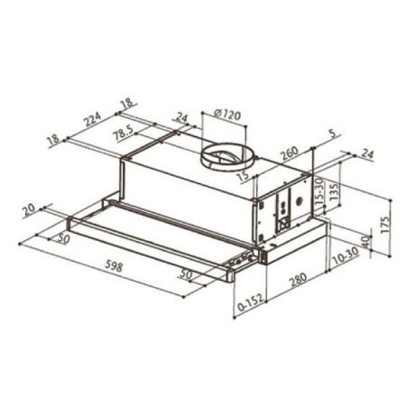 Вытяжка FABER FLEXA PLUS INOX A60