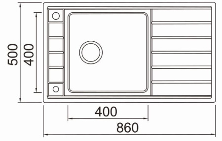 Мойка Seaman Eco Roma SMR-8650A.B