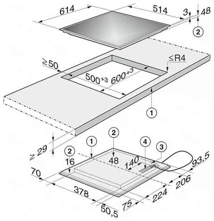 Варочная панель Miele KM 6304