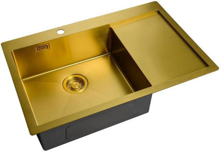Кухонная мойка ZORG ZL R 780510-L BRONZE
