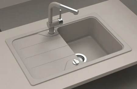 Кухонная мойка SCHOCK Formhaus 45 D Cristalite альпина