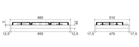 Варочная поверхность ILVE HCL 90-SCK/SS