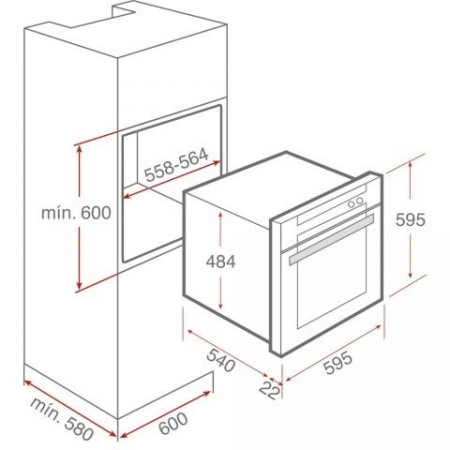 Электрический духовой шкаф TEKA hs 625