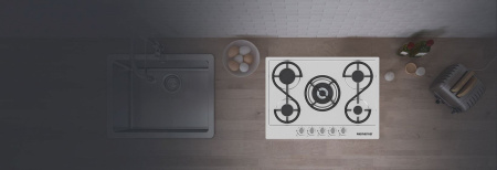 Встраиваемая газовая варочная панель Remenis REM-2153 inox