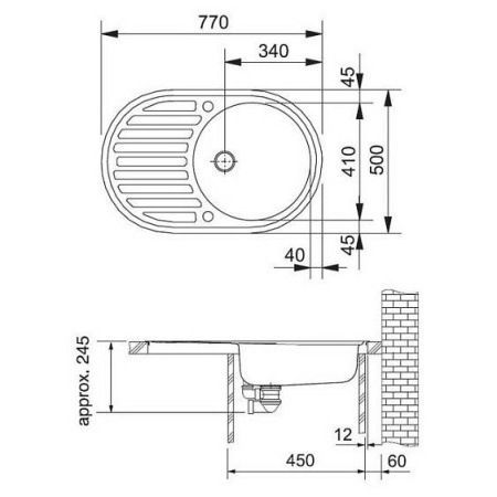 Мойка FRANKE 114.0359.949 FRANKE ROG 611 3.5,шоколад, стоп-вент"