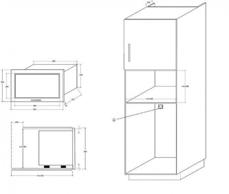 Микроволновая печь KUPPERSBERG hmw 655 x