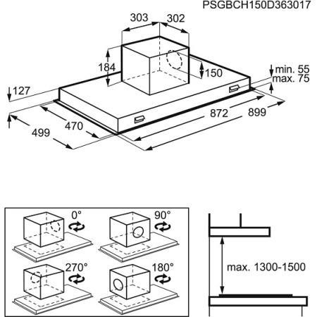 Вытяжка AEG DCE5980HM