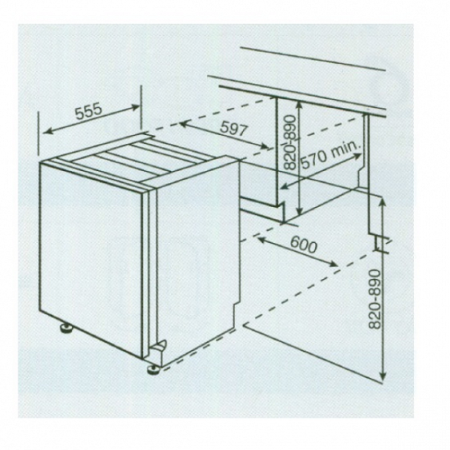 Посудомоечная машина WHIRLPOOL adg 8793 a++ pc tr