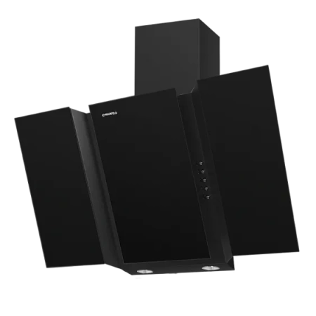 Вытяжка MAUNFELD trent glass black 90 (черный+черное стекло)