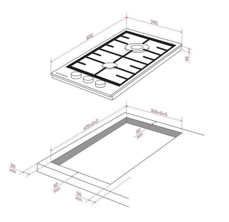 Варочная поверхность KUPPERSBERG FS 36 X