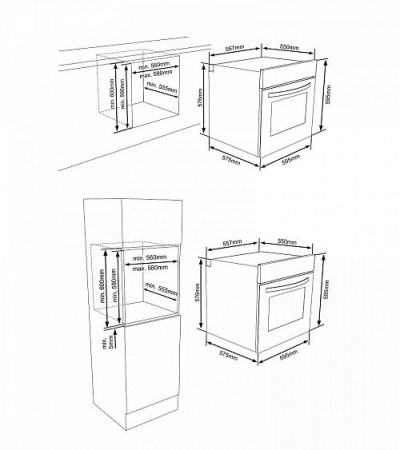 Духовой шкаф VESTFROST VFVT 78 OMI