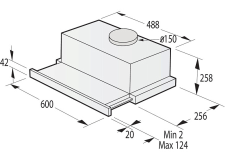 Вытяжка GORENJE TH606E7B