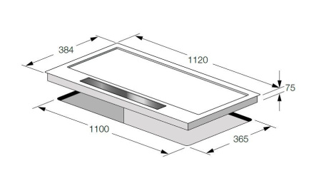 Варочная панель FULGOR CPH 1124 G WK TC X