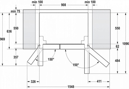 Холодильник GORENJE NRS9181MX