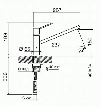 Смеситель SMEG mfq7-cr