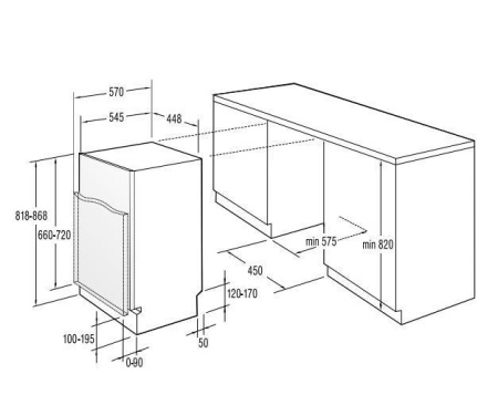 Посудомоечная машина GORENJE gv52250
