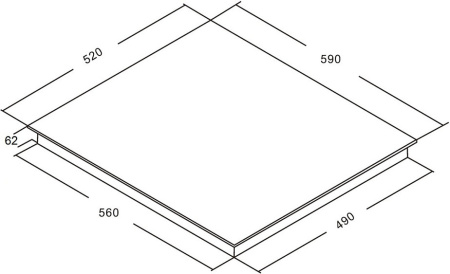 Варочная поверхность AKPO PIA 6094012CC BL